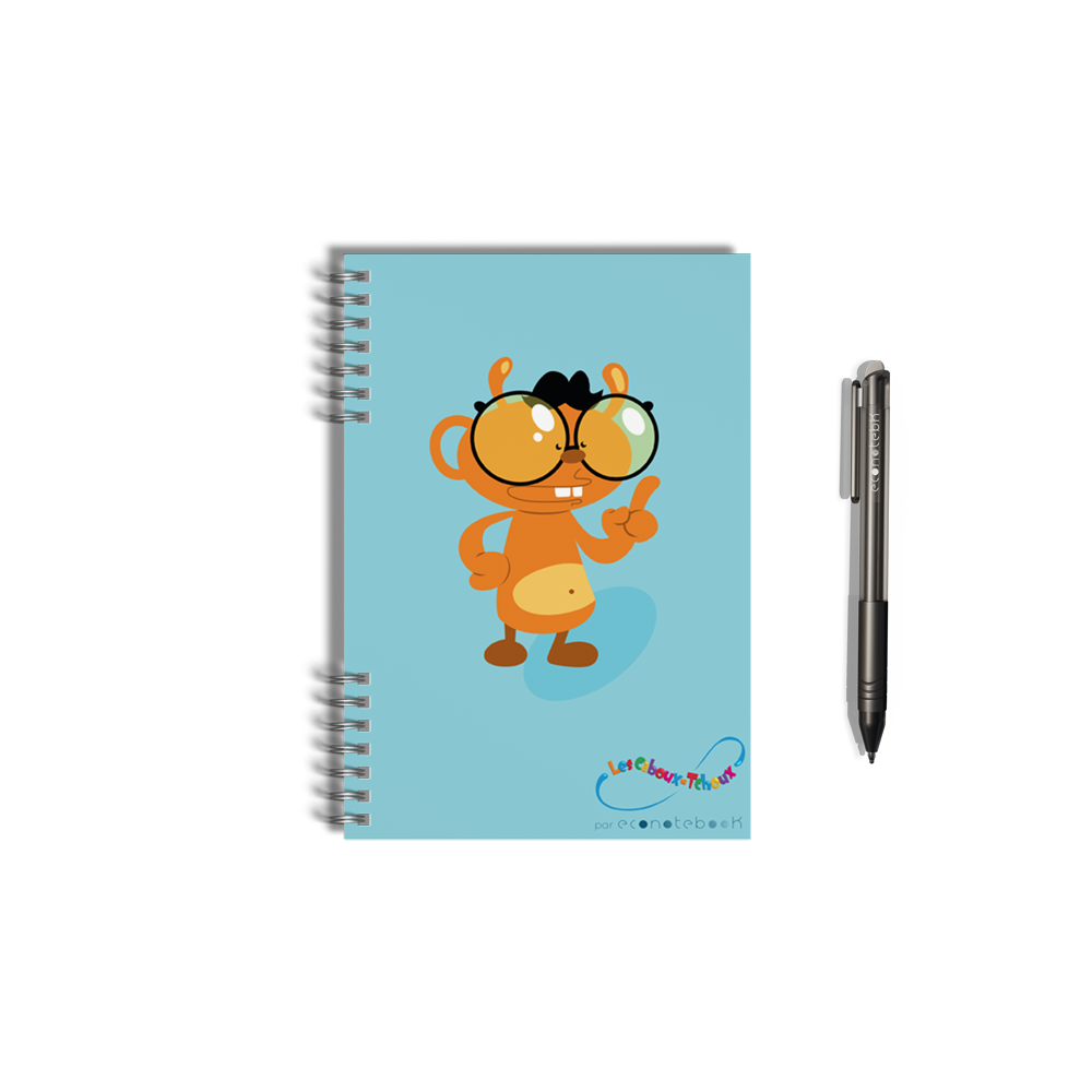 Carnet réutilisable A5 Caboux-Tchoux