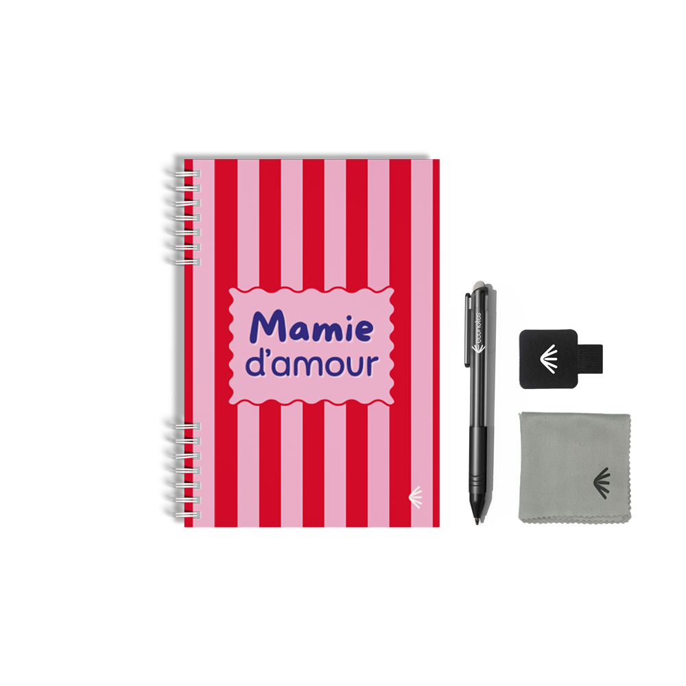 Carnet réutilisable A5 Pour mamie