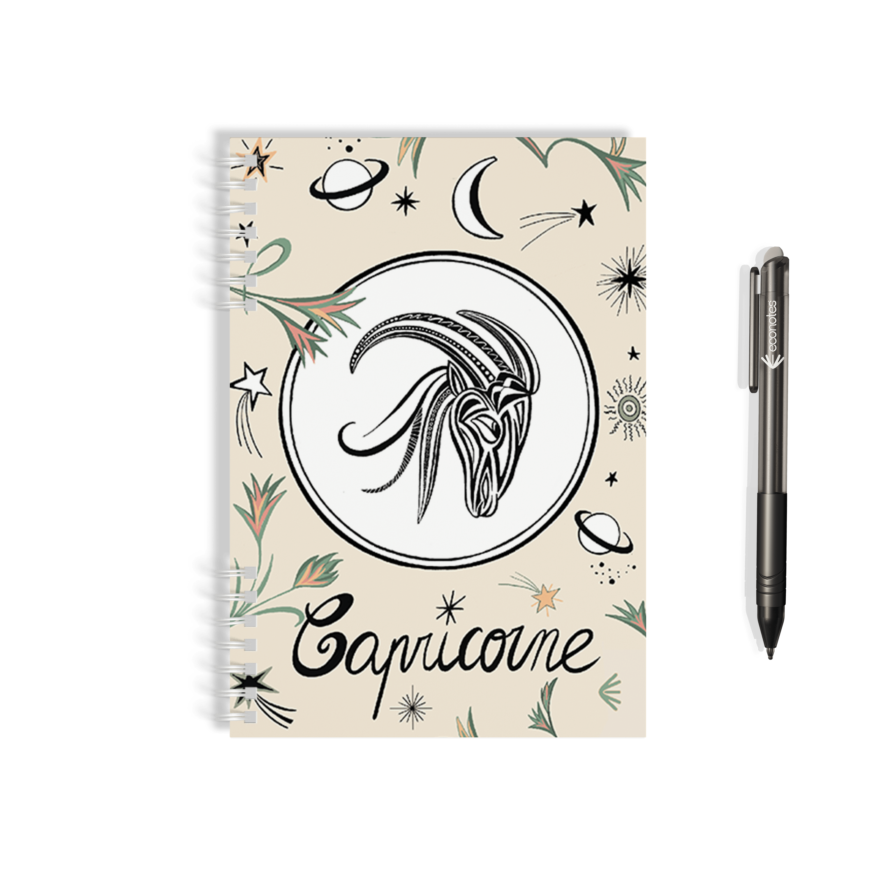 Carnet réutilisable A5 Astrologie - econotes™