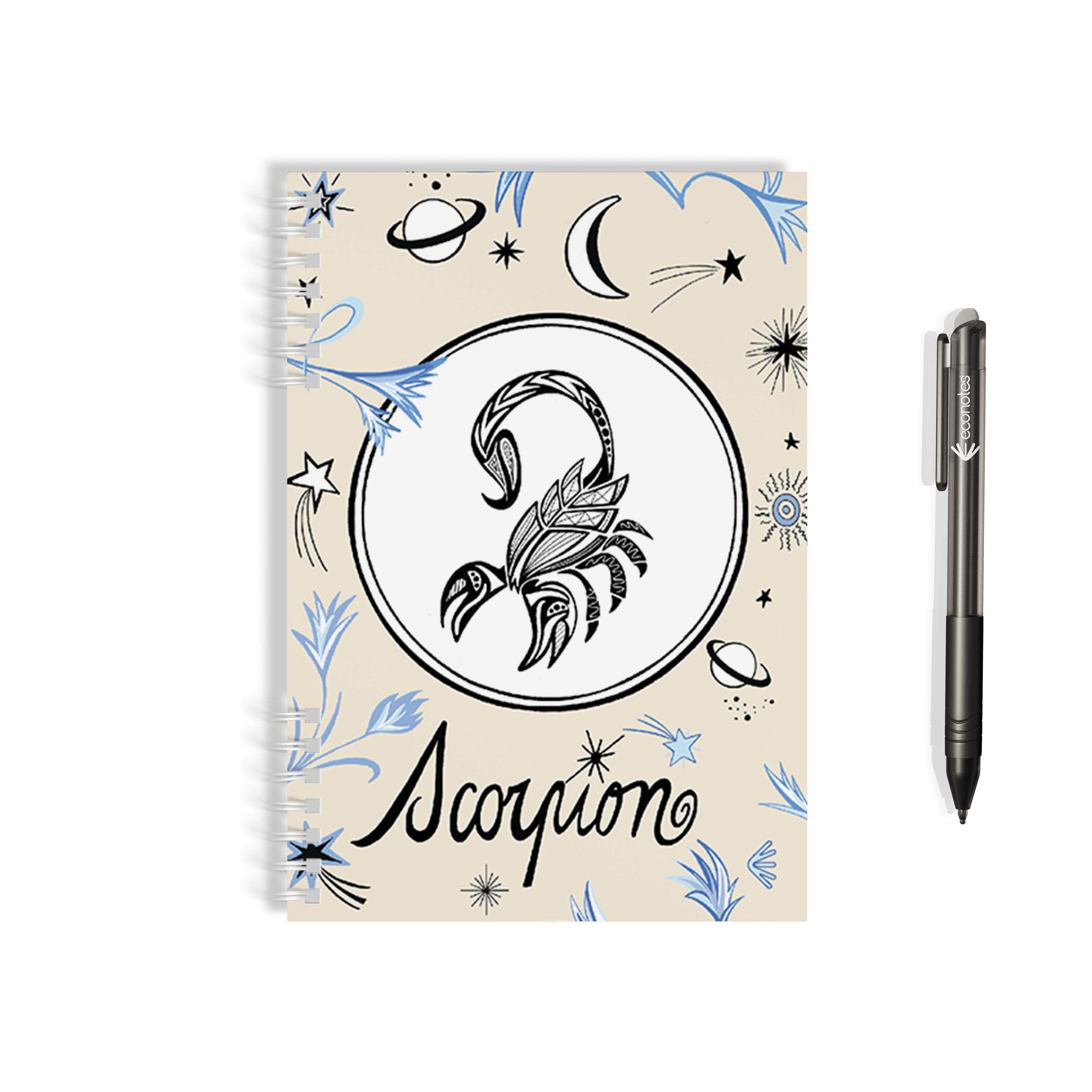 Carnet réutilisable A5 Astrologie - econotes™