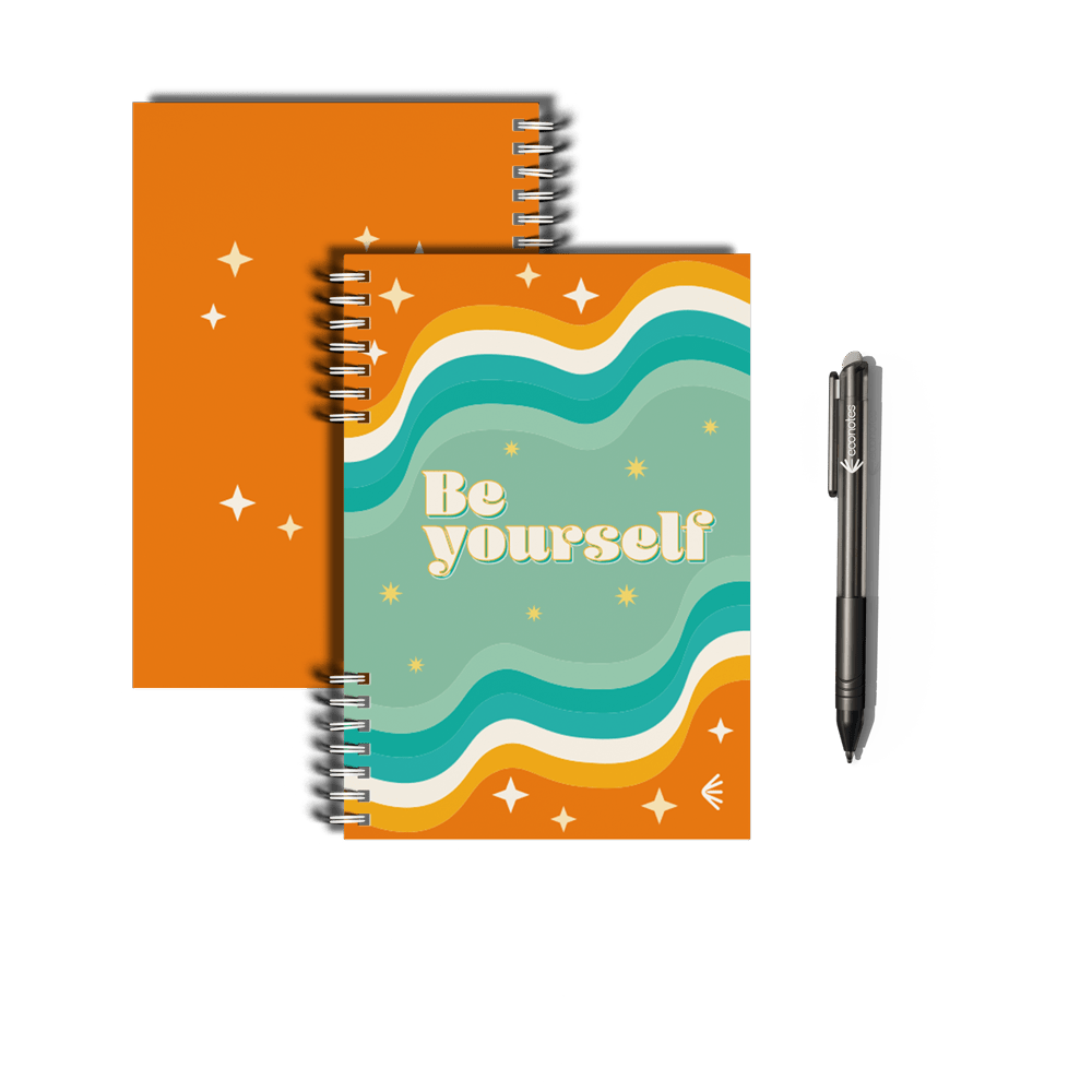Carnet réutilisable A5 Good Vibes - econotes™