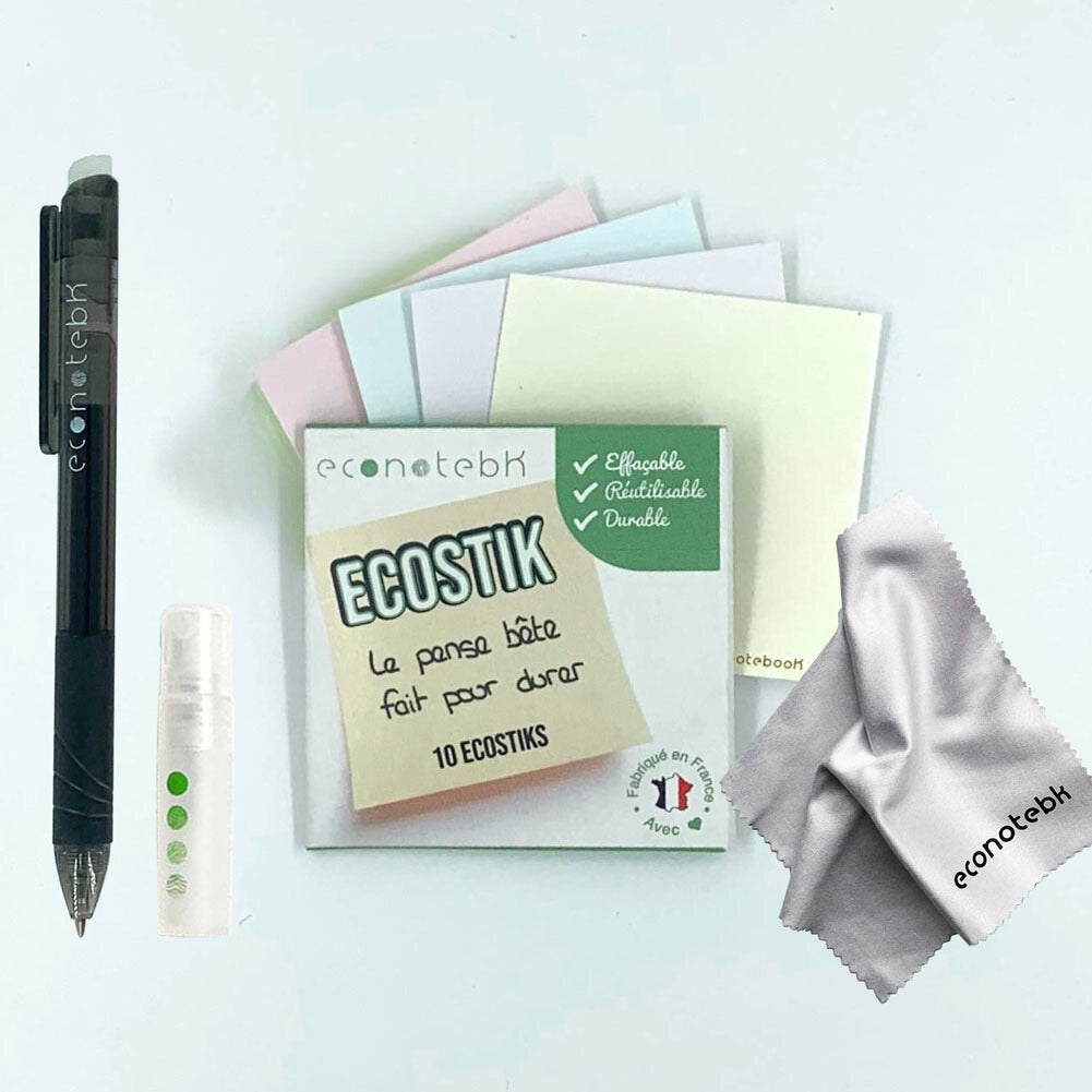 ECOSTIKS - Les notes repositionnables et réutilisables