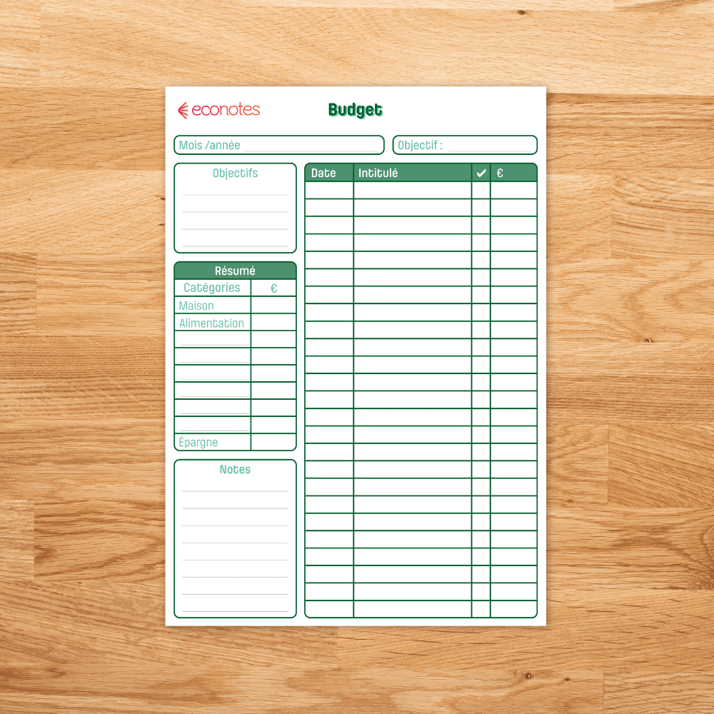 Planner A4 - econotes™