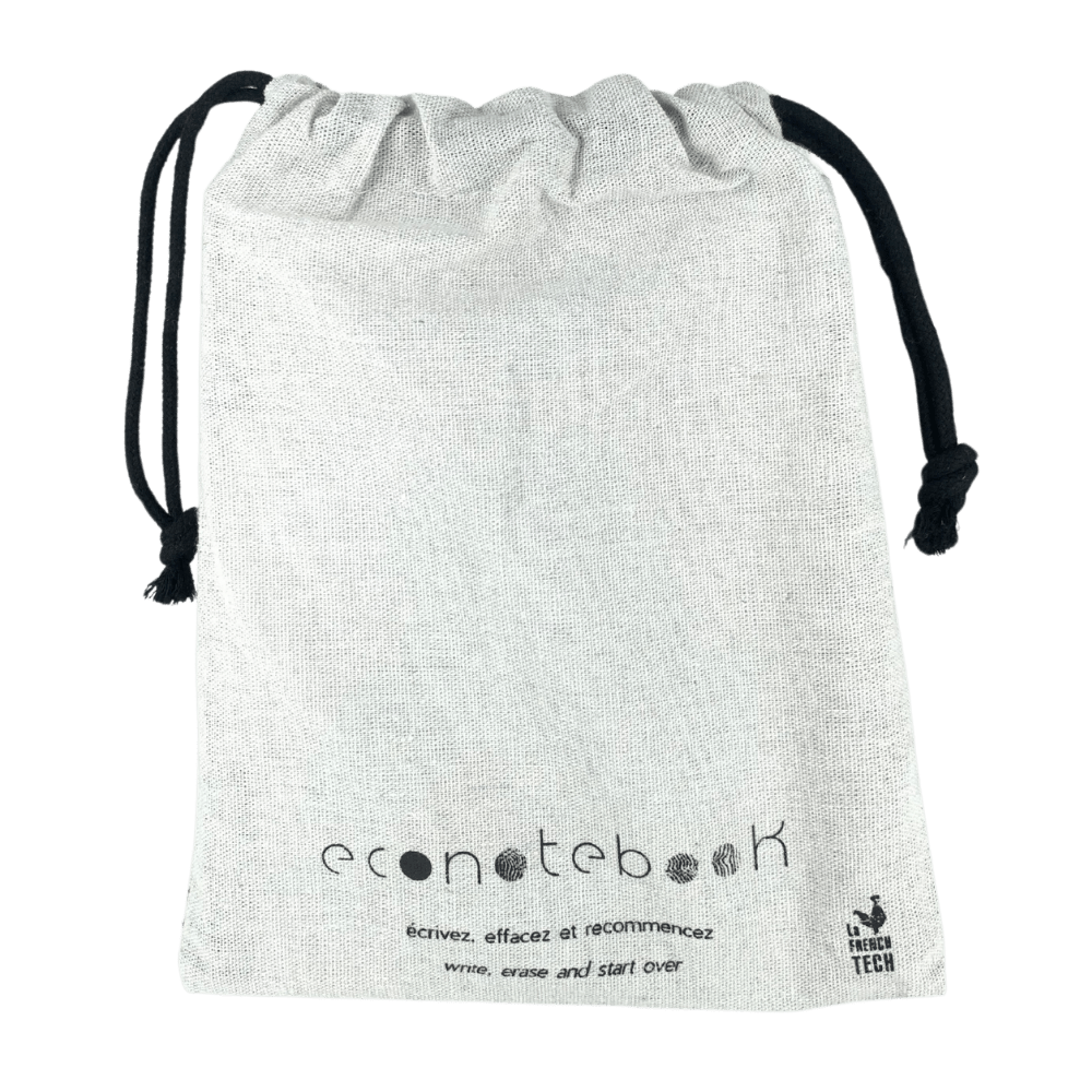 Pochette cadeau - sac en coton recyclé - econotes™