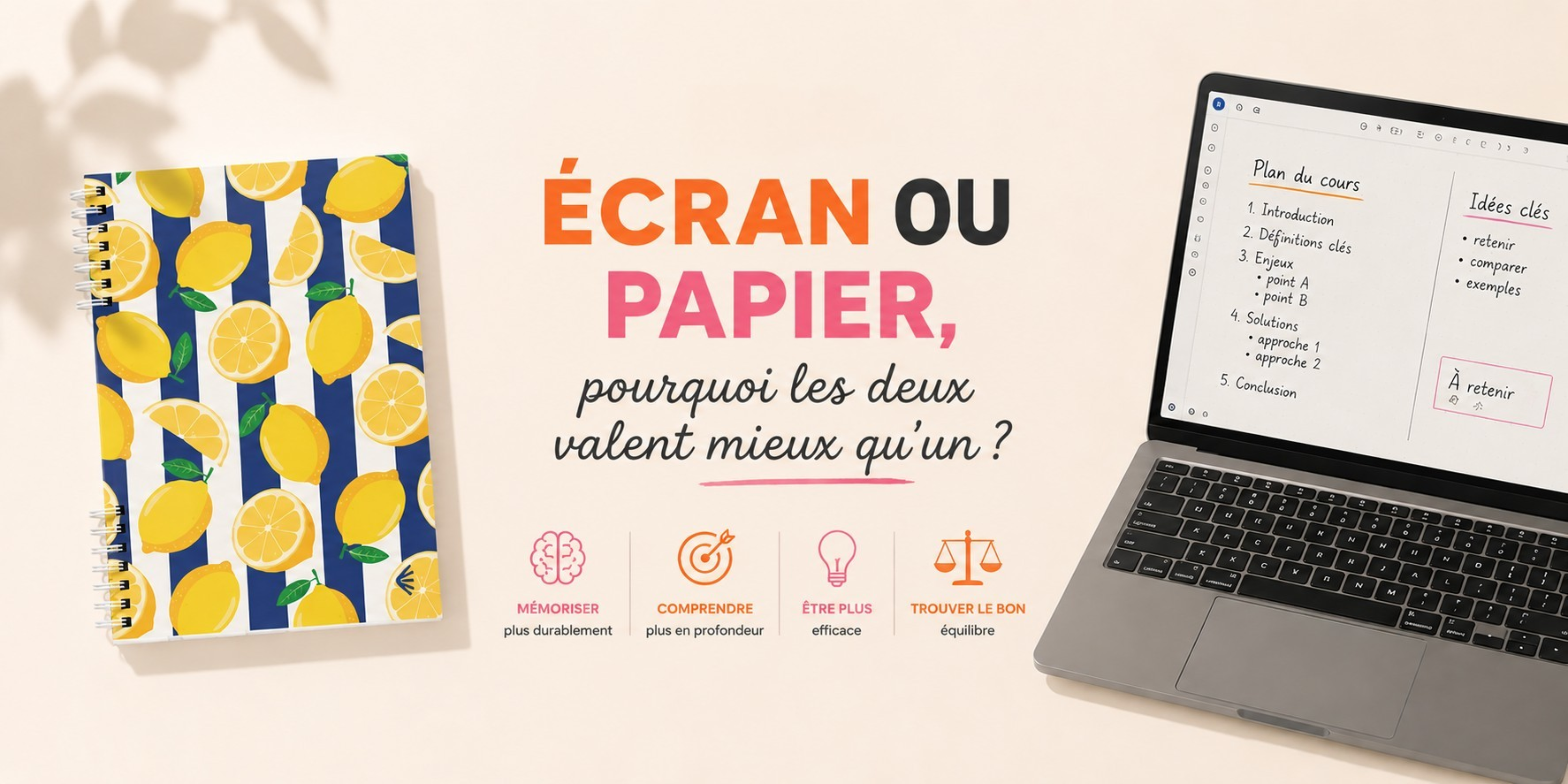 S'organiser entre numérique et papier : quoi mettre où (et pourquoi) 