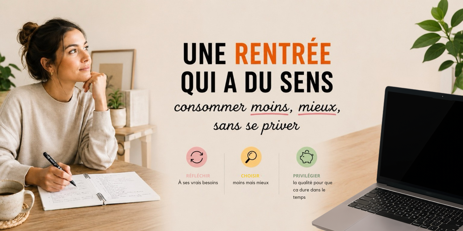 Et si, pour la rentrée, on investissait dans des objets durables ? 