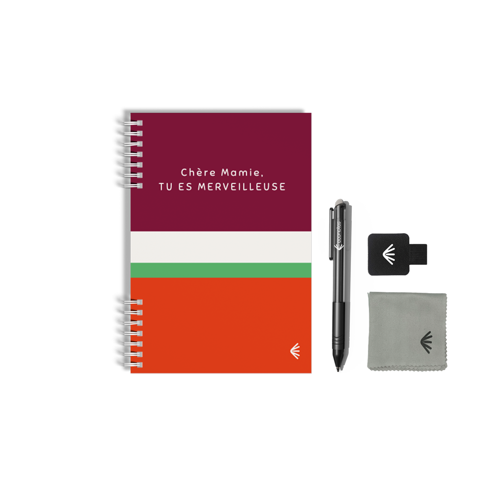 Carnet réutilisable A5 Pour mamie 