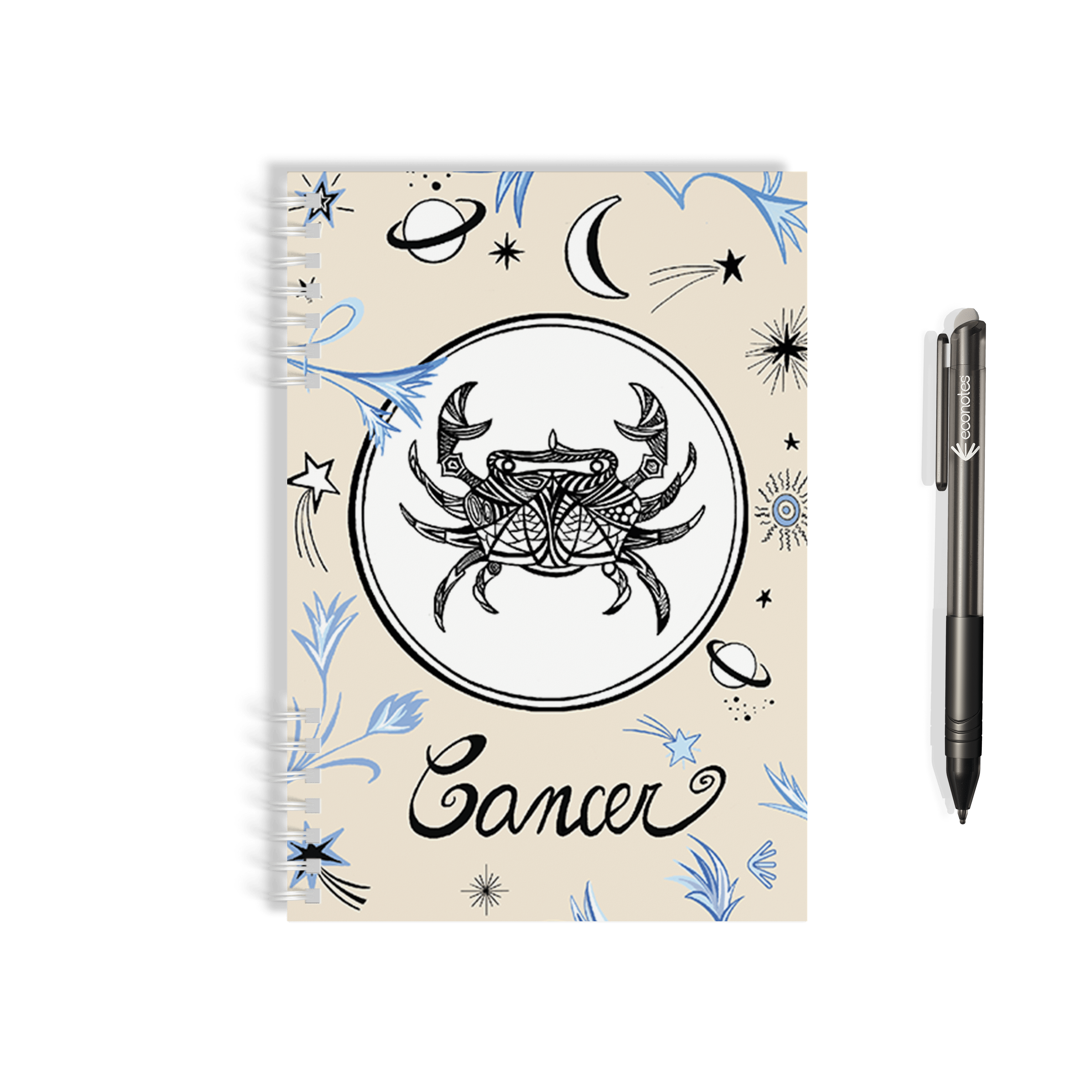 Carnet réutilisable A5 Astrologie - econotes™